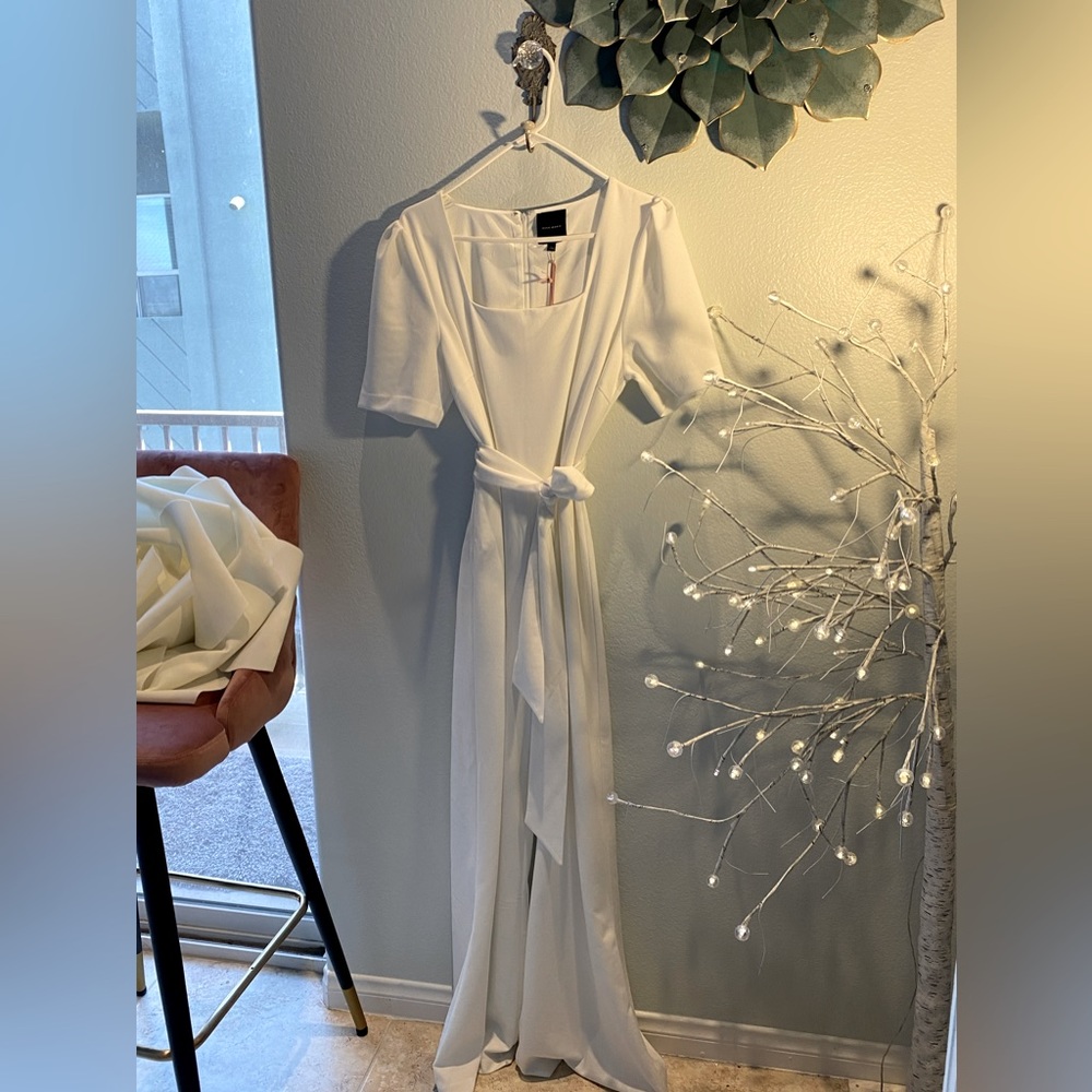 🤍✨WHITE PANTSUIT by ALEX MARIE🤍Large NEW🤍✨